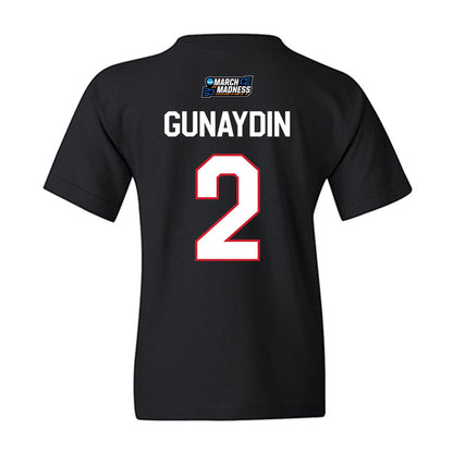 Gonzaga - NCAA Women's Basketball : Vera Gunaydin - NCAA® March Madness® 2026 Youth T-Shirt-1