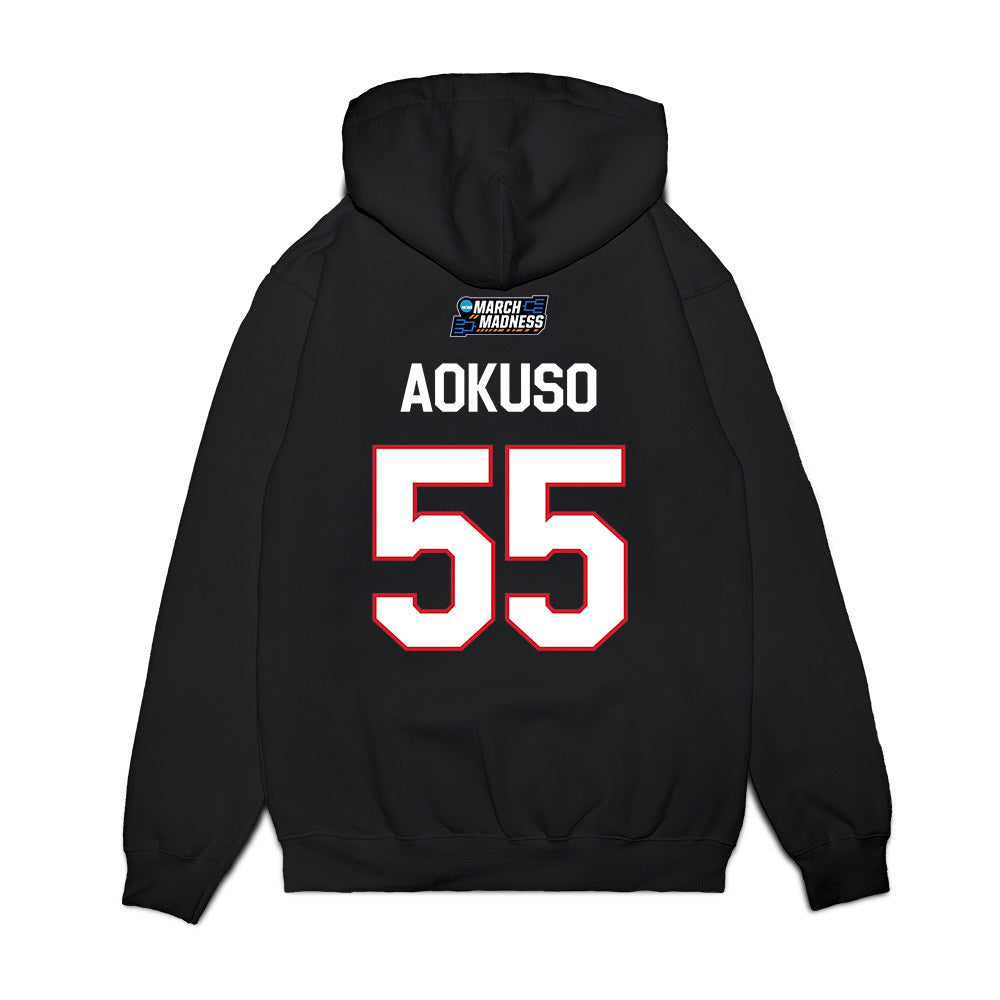 Gonzaga - NCAA Women's Basketball : Zeryhia Aokuso - NCAA® March Madness® 2026 Premium Hooded Sweatshirt-1