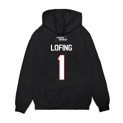Gonzaga - NCAA Women's Basketball : Paige Lofing - NCAA® March Madness® 2026 Premium Hooded Sweatshirt-1