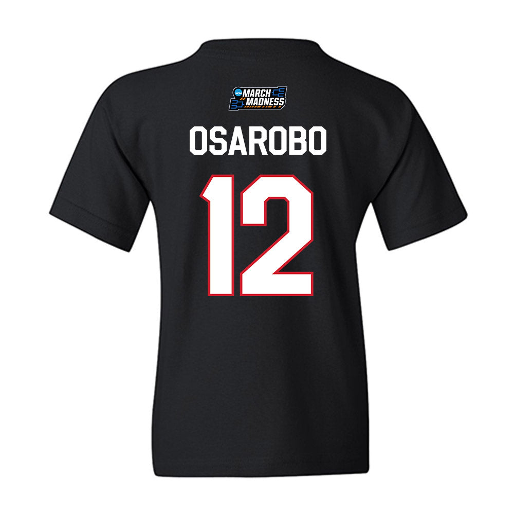 Gonzaga - NCAA Women's Basketball : Christabel Osarobo - NCAA® March Madness® 2026 Youth T-Shirt-1