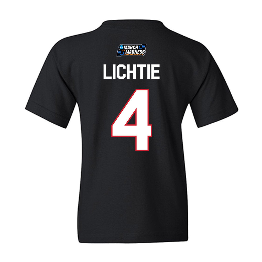 Gonzaga - NCAA Women's Basketball : Sierra Lichtie - NCAA® March Madness® 2026 Youth T-Shirt-1