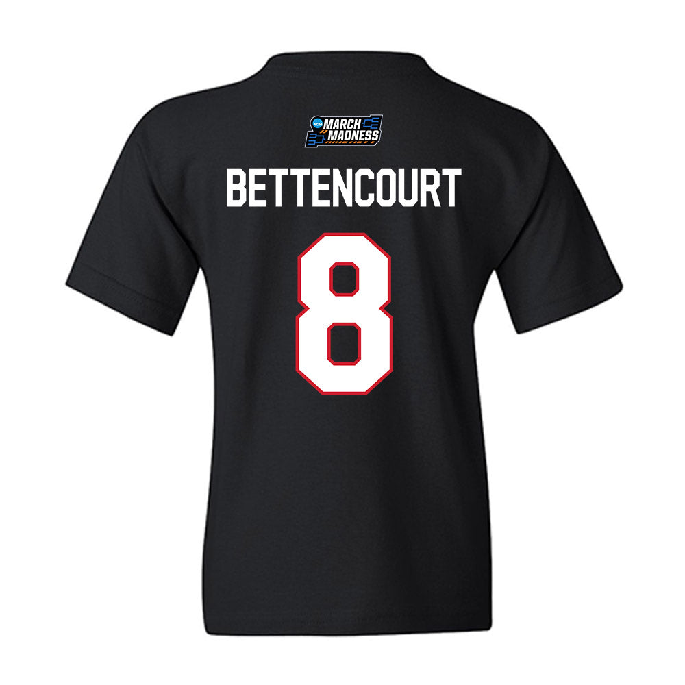 Gonzaga - NCAA Women's Basketball : In's Bettencourt - NCAA® March Madness® 2026 Youth T-Shirt-1