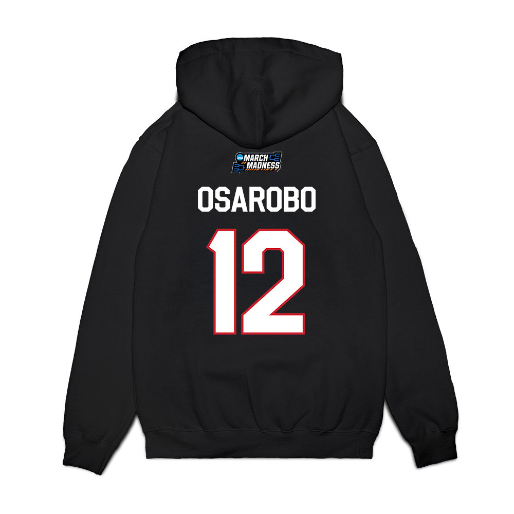 Gonzaga - NCAA Women's Basketball : Christabel Osarobo - NCAA® March Madness® 2026 Premium Hooded Sweatshirt-1