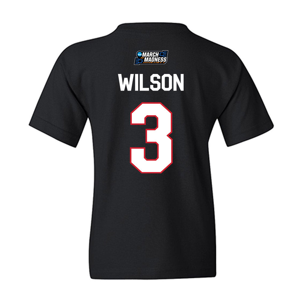 Gonzaga - NCAA Women's Basketball : Julia Wilson - NCAA® March Madness® 2026 Youth T-Shirt-1