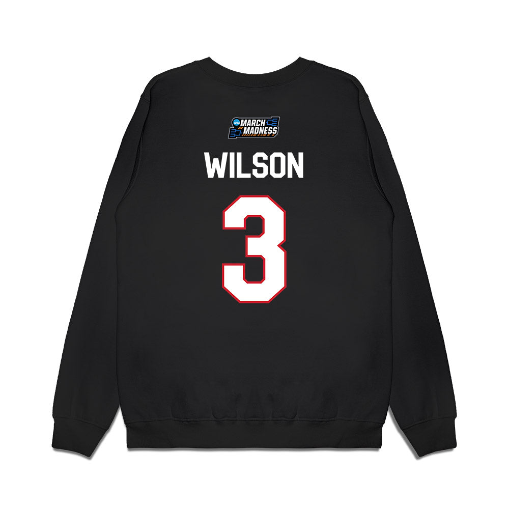Gonzaga - NCAA Women's Basketball : Julia Wilson - NCAA® March Madness® 2026 Premium Crewneck Sweatshirt-1