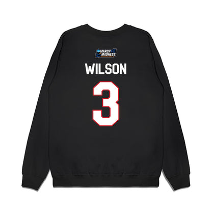 Gonzaga - NCAA Women's Basketball : Julia Wilson - NCAA® March Madness® 2026 Premium Crewneck Sweatshirt-1