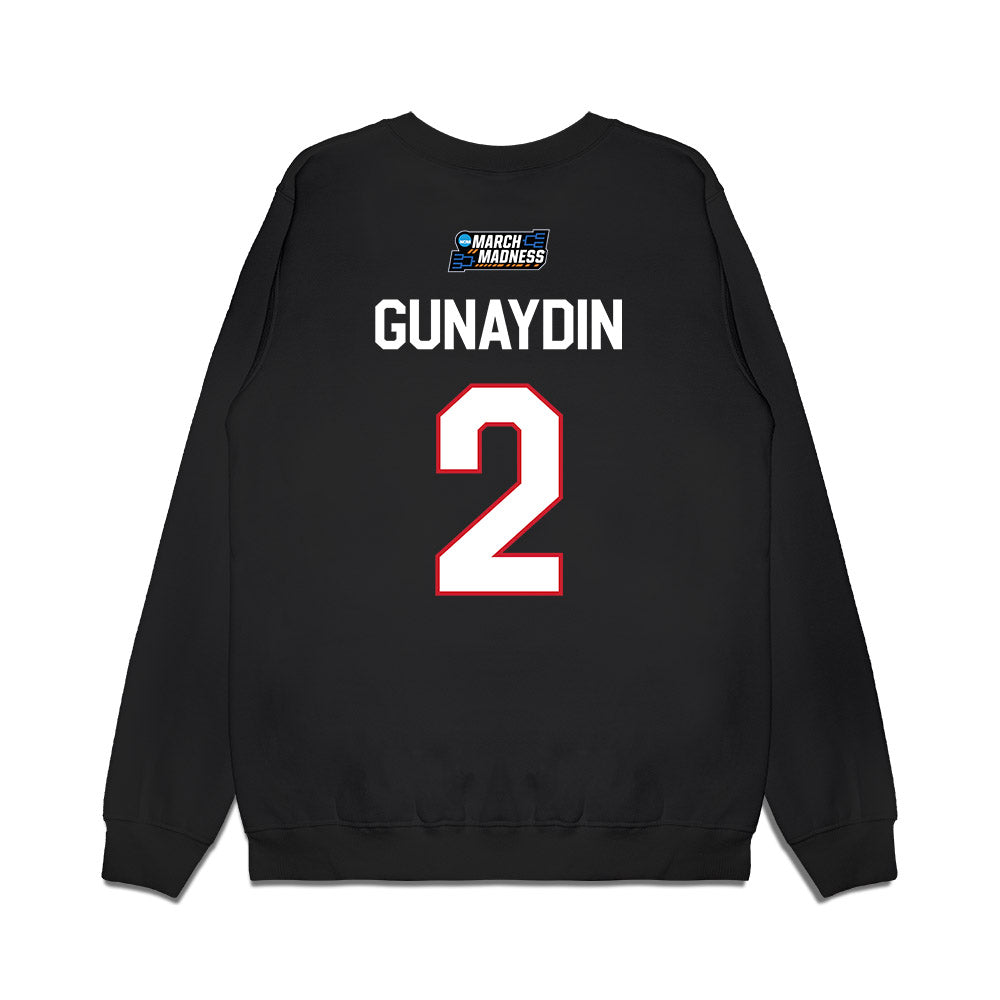 Gonzaga - NCAA Women's Basketball : Vera Gunaydin - NCAA® March Madness® 2026 Premium Crewneck Sweatshirt-1