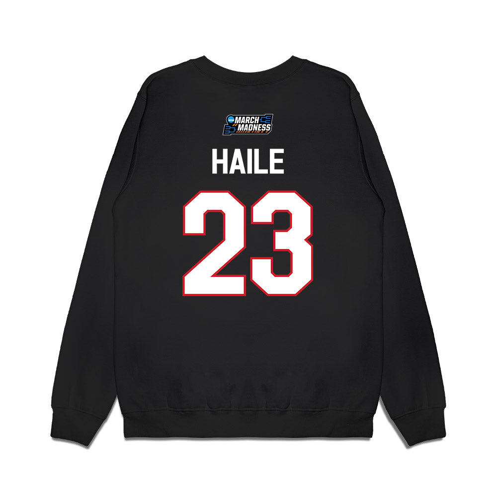 Gonzaga - NCAA Women's Basketball : Jaiden Haile - NCAA® March Madness® 2026 Premium Crewneck Sweatshirt-1