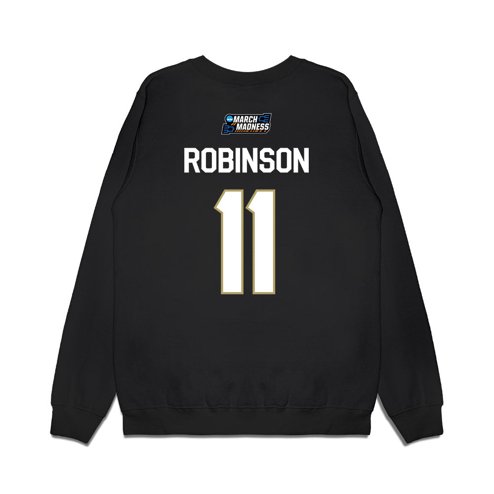 JMU - NCAA Women's Basketball : Bree Robinson - NCAA® March Madness® 2026 Premium Crewneck Sweatshirt-1
