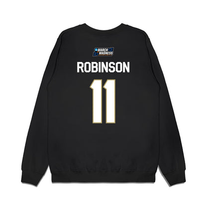 JMU - NCAA Women's Basketball : Bree Robinson - NCAA® March Madness® 2026 Premium Crewneck Sweatshirt-1