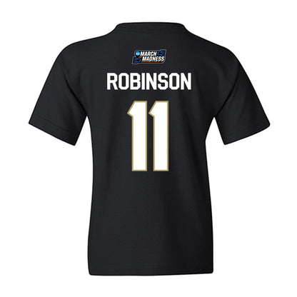 JMU - NCAA Women's Basketball : Bree Robinson - NCAA® March Madness® 2026 Youth T-Shirt-1