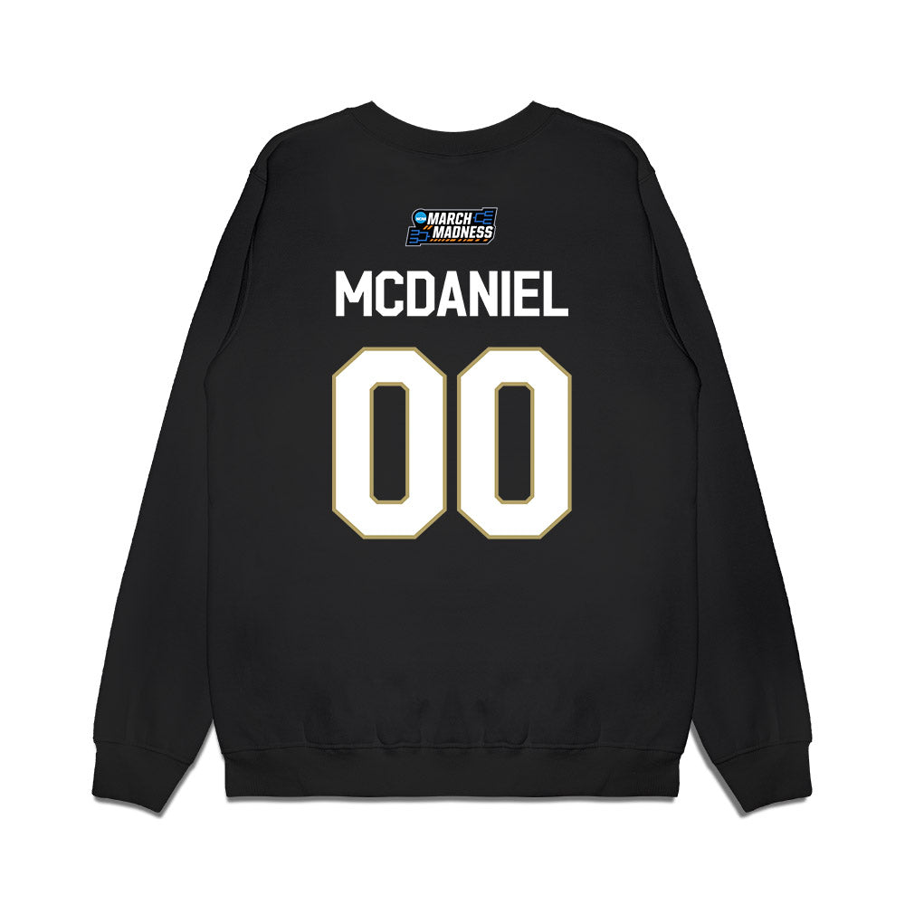 JMU - NCAA Women's Basketball : Peyton McDaniel - NCAA® March Madness® 2026 Premium Crewneck Sweatshirt-1