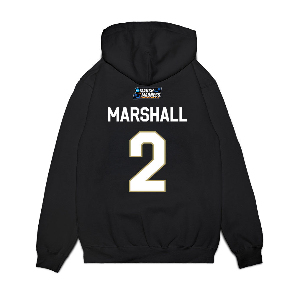 JMU - NCAA Women's Basketball : Kylie Marshall - NCAA® March Madness® 2026 Premium Hooded Sweatshirt-1