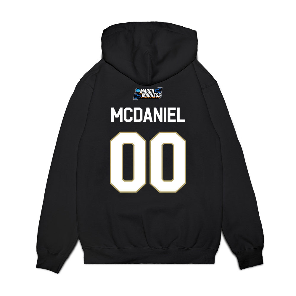 JMU - NCAA Women's Basketball : Peyton McDaniel - NCAA® March Madness® 2026 Premium Hooded Sweatshirt-1