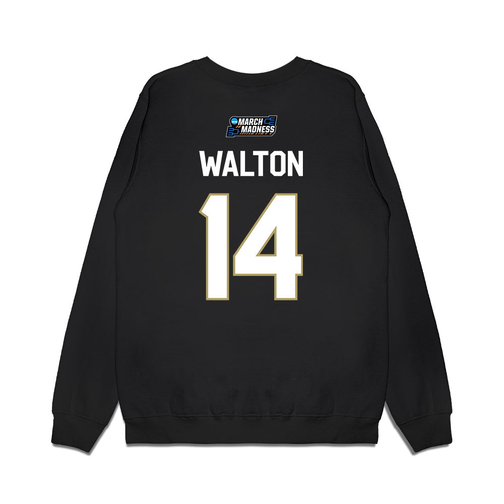 JMU - NCAA Women's Basketball : Regina Walton - NCAA® March Madness® 2026 Premium Crewneck Sweatshirt-1