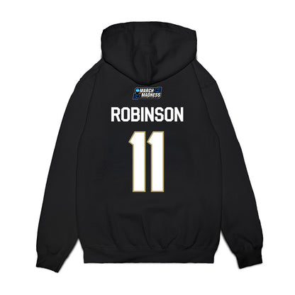 JMU - NCAA Women's Basketball : Bree Robinson - NCAA® March Madness® 2026 Premium Hooded Sweatshirt-1