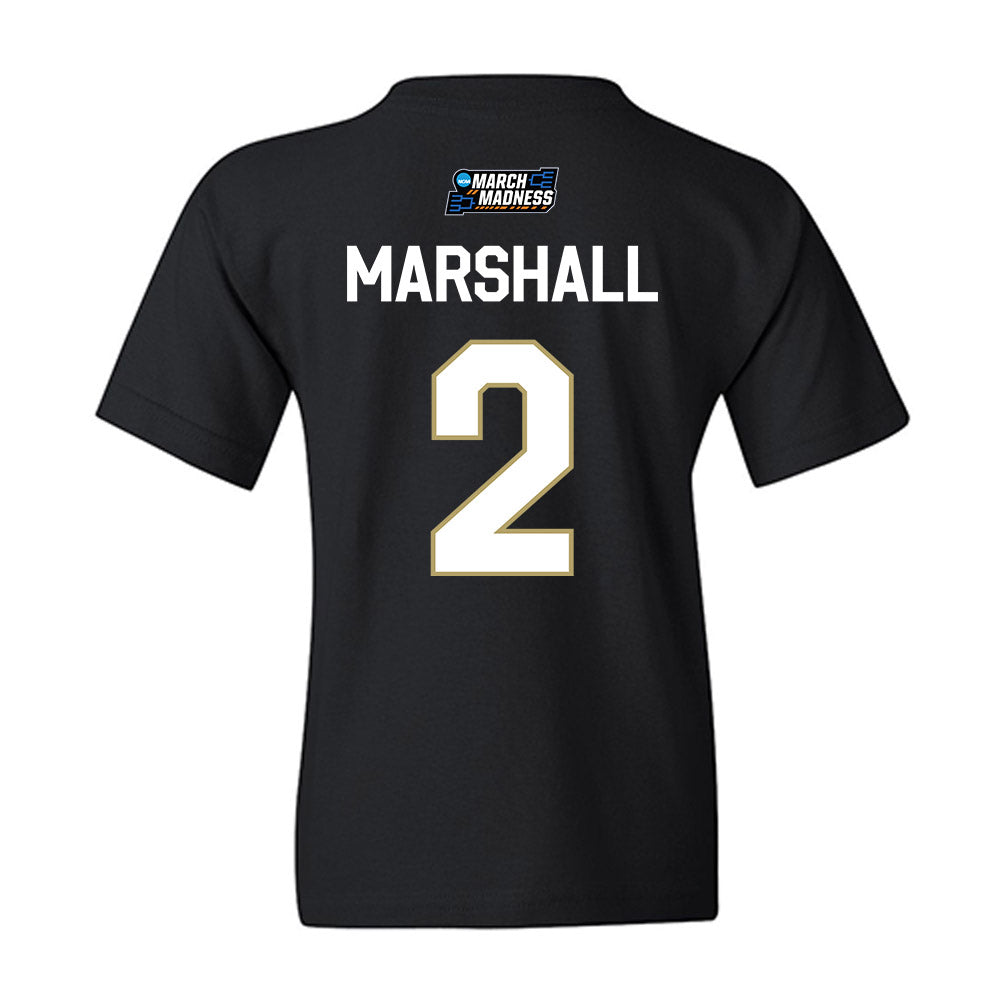 JMU - NCAA Women's Basketball : Kylie Marshall - NCAA® March Madness® 2026 Youth T-Shirt-1