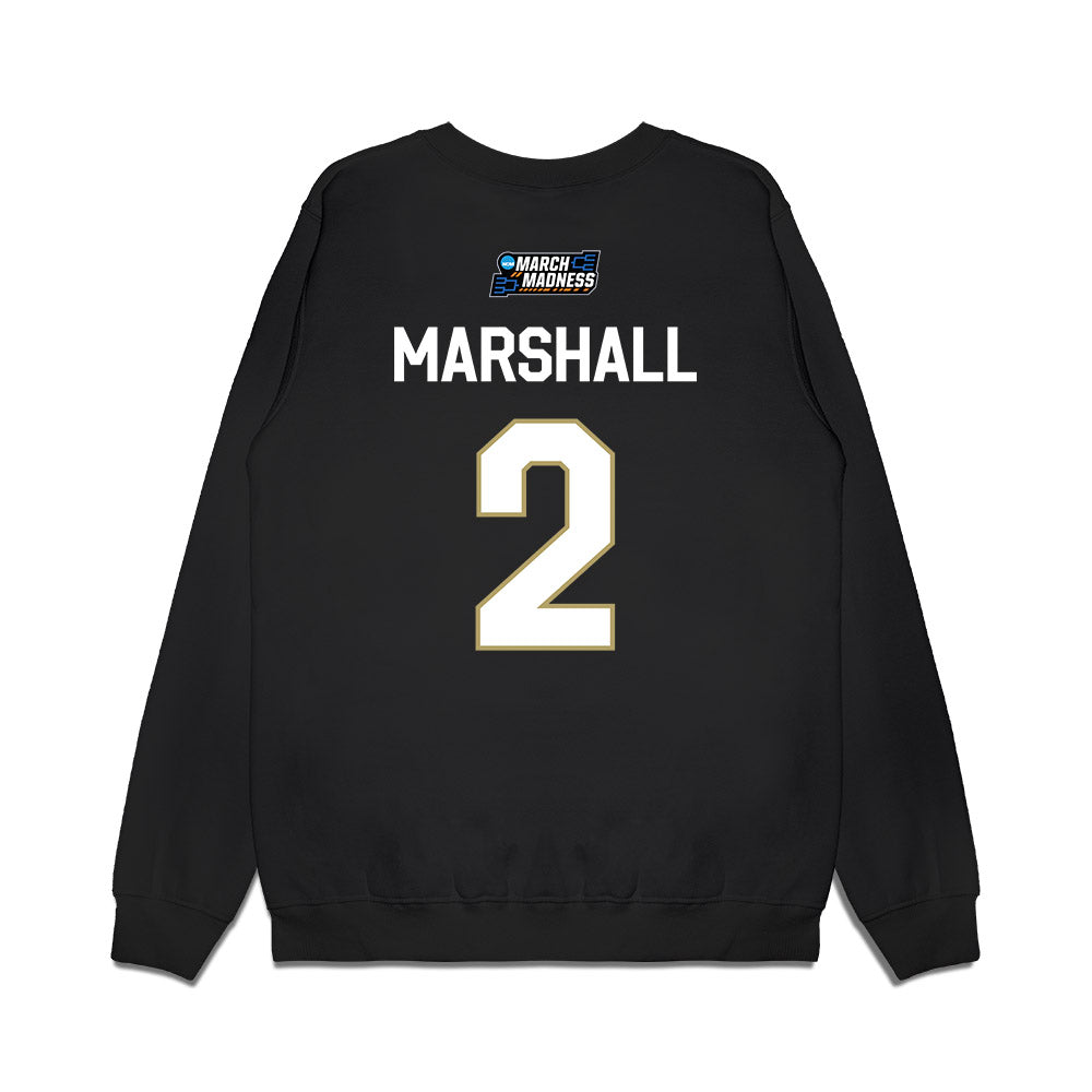 JMU - NCAA Women's Basketball : Kylie Marshall - NCAA® March Madness® 2026 Premium Crewneck Sweatshirt-1