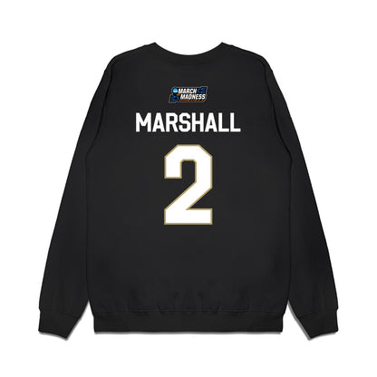 JMU - NCAA Women's Basketball : Kylie Marshall - NCAA® March Madness® 2026 Premium Crewneck Sweatshirt-1