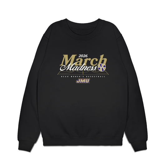 JMU - NCAA Women's Basketball : Delilah Soltys - NCAA® March Madness® 2026 Premium Crewneck Sweatshirt-0