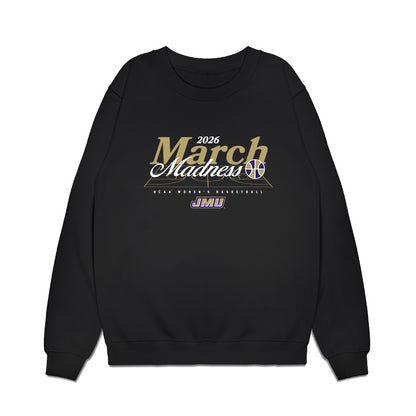 JMU - NCAA Women's Basketball : Jemma Eleby - NCAA® March Madness® 2026 Premium Crewneck Sweatshirt-0