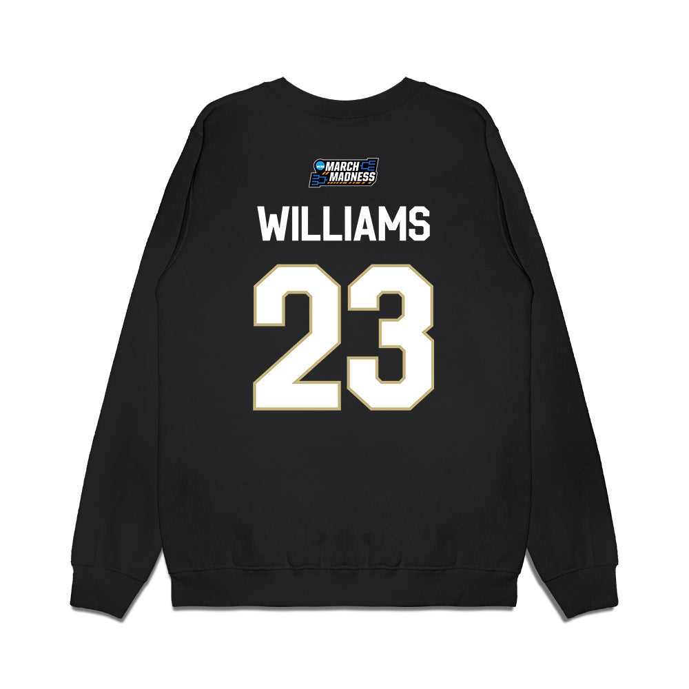 Jacksonville - NCAA Women's Basketball : Priscilla Williams - NCAA® March Madness® 2026 Premium Crewneck Sweatshirt-1