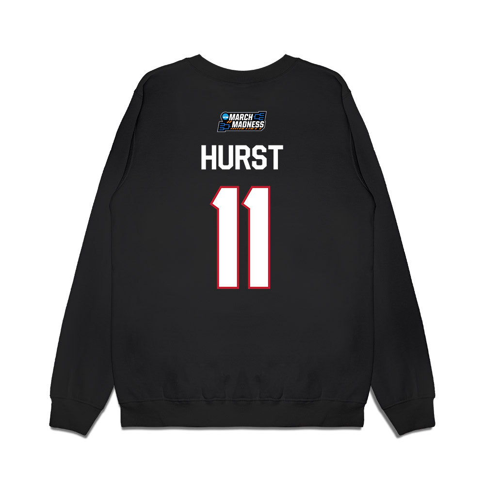 Miami of Ohio - NCAA Women's Basketball : Anna Hurst - NCAA® March Madness® 2026 Premium Crewneck Sweatshirt-1