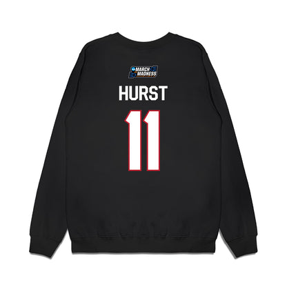 Miami of Ohio - NCAA Women's Basketball : Anna Hurst - NCAA® March Madness® 2026 Premium Crewneck Sweatshirt-1