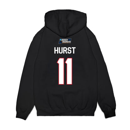 Miami of Ohio - NCAA Women's Basketball : Anna Hurst - NCAA® March Madness® 2026 Premium Hooded Sweatshirt-1