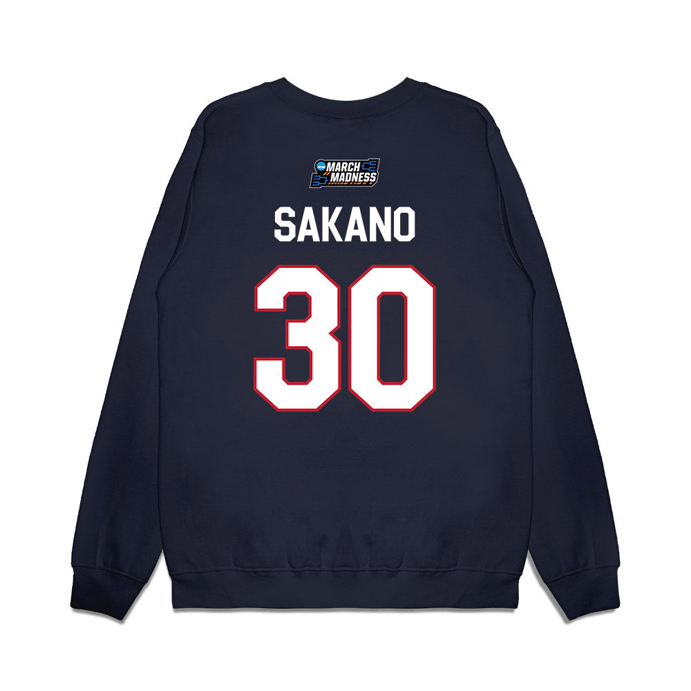 Miami of Ohio - NCAA Women's Basketball : Mio Sakano - NCAA® March Madness® 2026 Premium Crewneck Sweatshirt-1