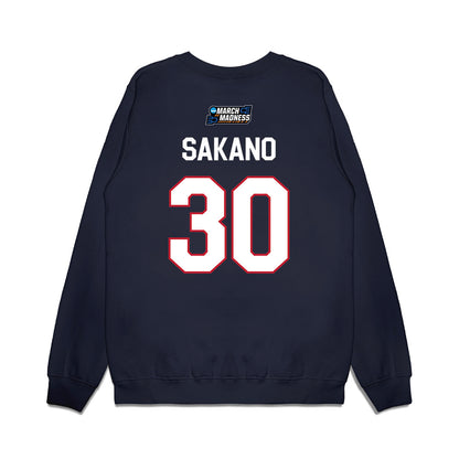 Miami of Ohio - NCAA Women's Basketball : Mio Sakano - NCAA® March Madness® 2026 Premium Crewneck Sweatshirt-1
