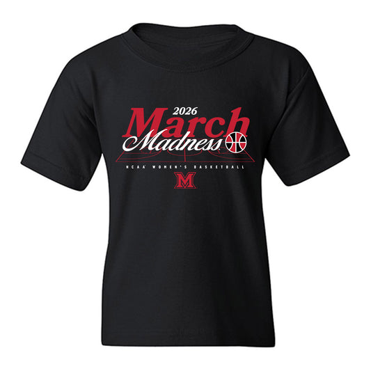 Miami of Ohio - NCAA Women's Basketball : Tamar Singer - NCAA® March Madness® 2026 Youth T-Shirt-0