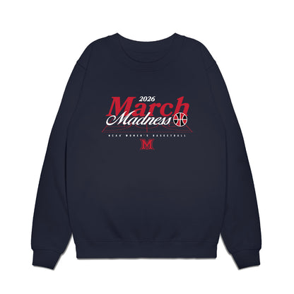 Miami of Ohio - NCAA Women's Basketball : Mio Sakano - NCAA® March Madness® 2026 Premium Crewneck Sweatshirt-0
