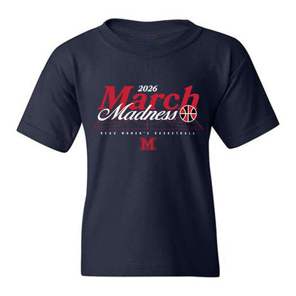 Miami of Ohio - NCAA Women's Basketball : Emily Vantimmeren - NCAA® March Madness® 2026 Youth T-Shirt-0