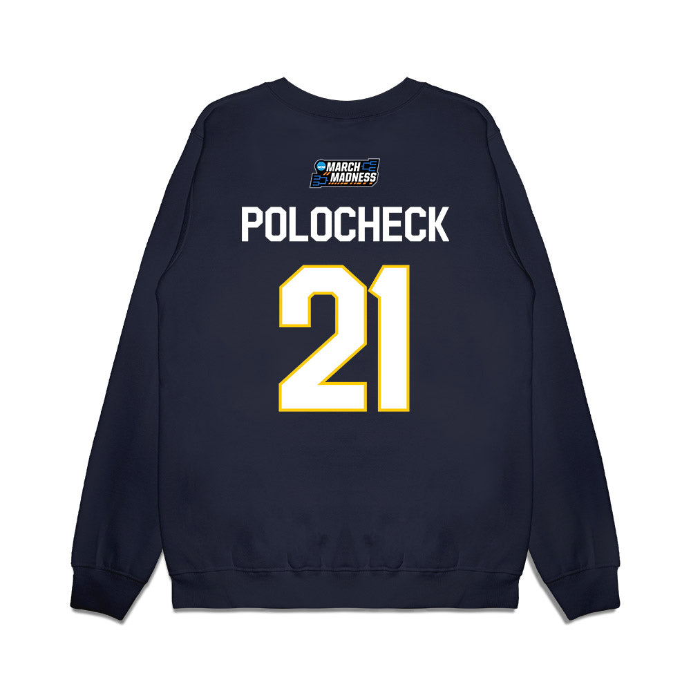UCSD - NCAA Women's Basketball : Nicki Polocheck - NCAA® March Madness® 2026 Premium Crewneck Sweatshirt-1