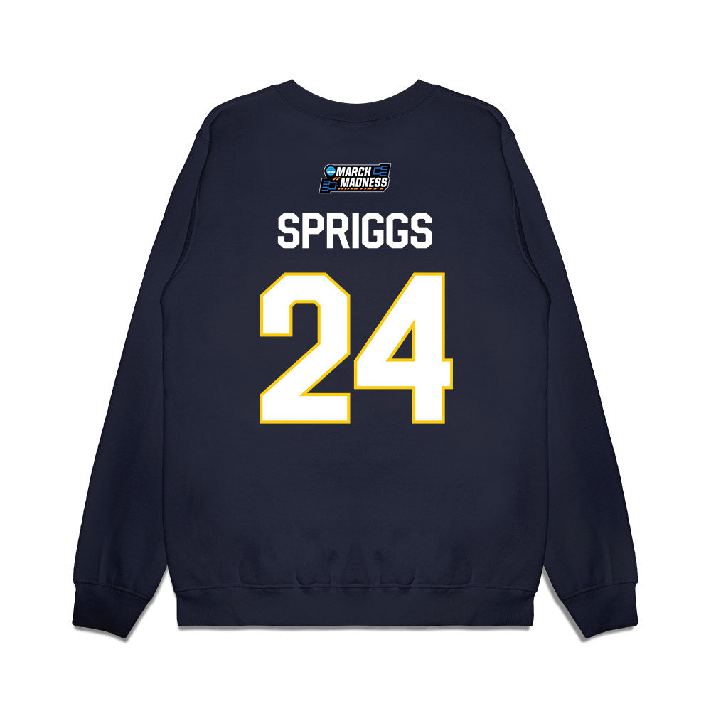 UCSD - NCAA Women's Basketball : Kayanna Spriggs - NCAA® March Madness® 2026 Premium Crewneck Sweatshirt-1