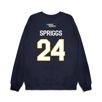 UCSD - NCAA Women's Basketball : Kayanna Spriggs - NCAA® March Madness® 2026 Premium Crewneck Sweatshirt-1