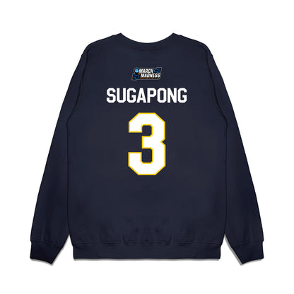 UCSD - NCAA Women's Basketball : Sumayah Sugapong - NCAA® March Madness® 2026 Premium Crewneck Sweatshirt-1
