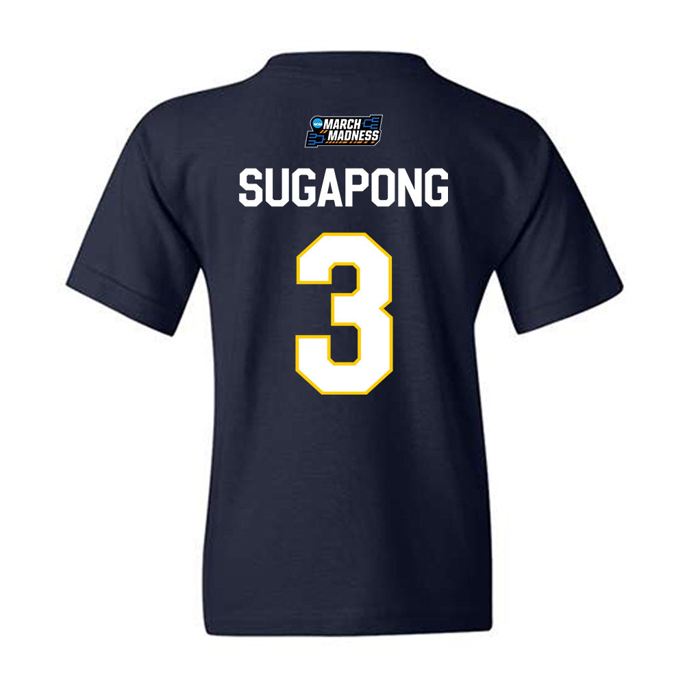 UCSD - NCAA Women's Basketball : Sumayah Sugapong - NCAA® March Madness® 2026 Youth T-Shirt-1