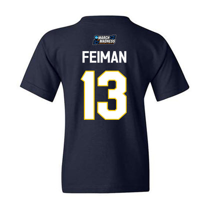 UCSD - NCAA Women's Basketball : Lev Feiman - NCAA® March Madness® 2026 Youth T-Shirt-1