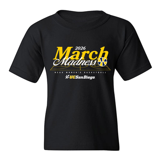 UCSD - NCAA Women's Basketball : Junae Mahan - NCAA® March Madness® 2026 Youth T-Shirt-0
