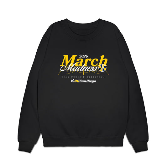 UCSD - NCAA Women's Basketball : Gracie Gallegos - NCAA® March Madness® 2026 Premium Crewneck Sweatshirt-0