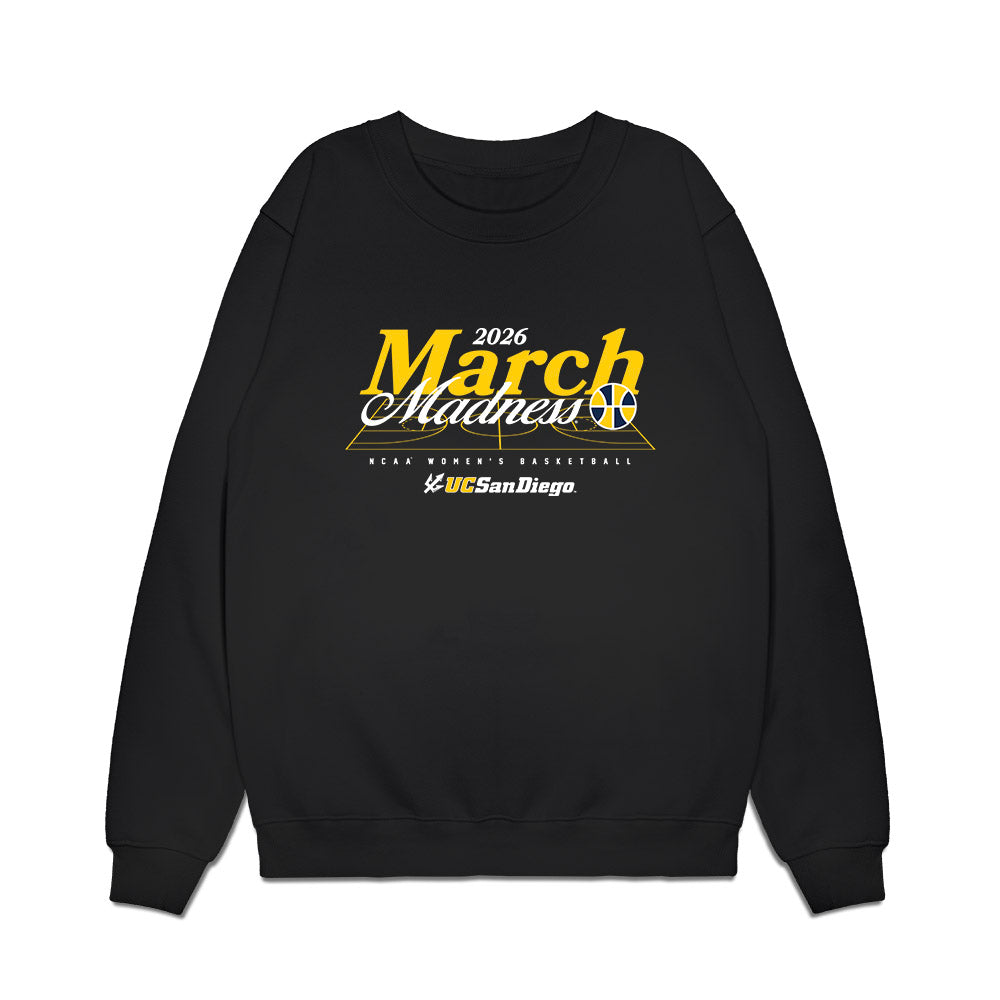UCSD - NCAA Women's Basketball : Michaela Fairwell - NCAA® March Madness® 2026 Premium Crewneck Sweatshirt-0