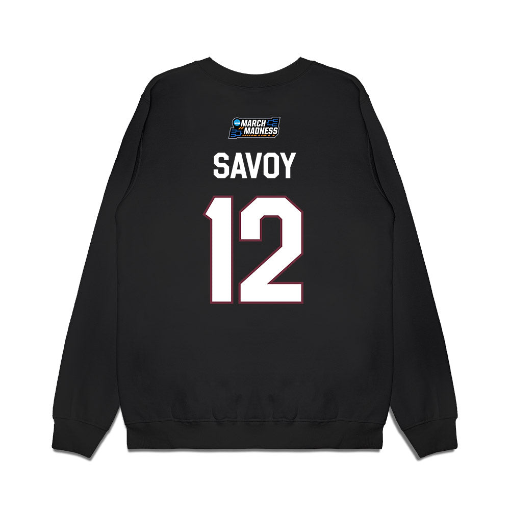 Missouri State - NCAA Women's Basketball : Christian Savoy - NCAA® March Madness® 2026 Premium Crewneck Sweatshirt-1