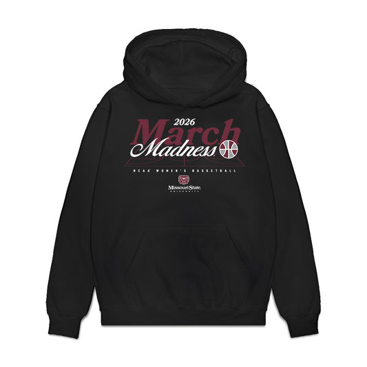 Missouri State - NCAA Women's Basketball : Christian Savoy - NCAA® March Madness® 2026 Premium Hooded Sweatshirt-0
