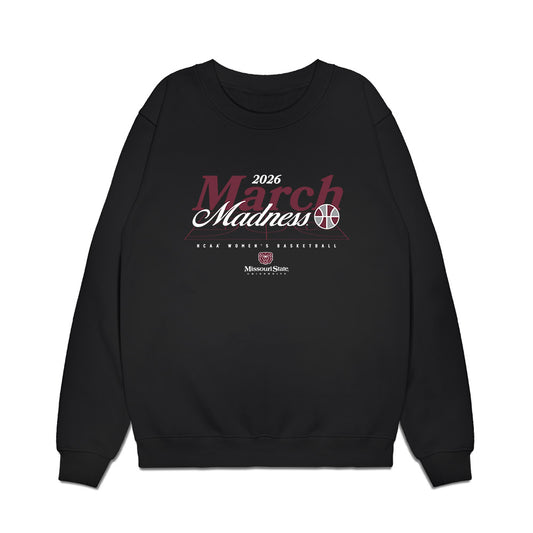 Missouri State - NCAA Women's Basketball : Christian Savoy - NCAA® March Madness® 2026 Premium Crewneck Sweatshirt-0