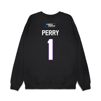 SFA - NCAA Women's Basketball : Myka Perry - NCAA® March Madness® 2026 Premium Crewneck Sweatshirt-1