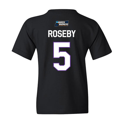 SFA - NCAA Women's Basketball : Keyera Roseby - NCAA® March Madness® 2026 Youth T-Shirt-1