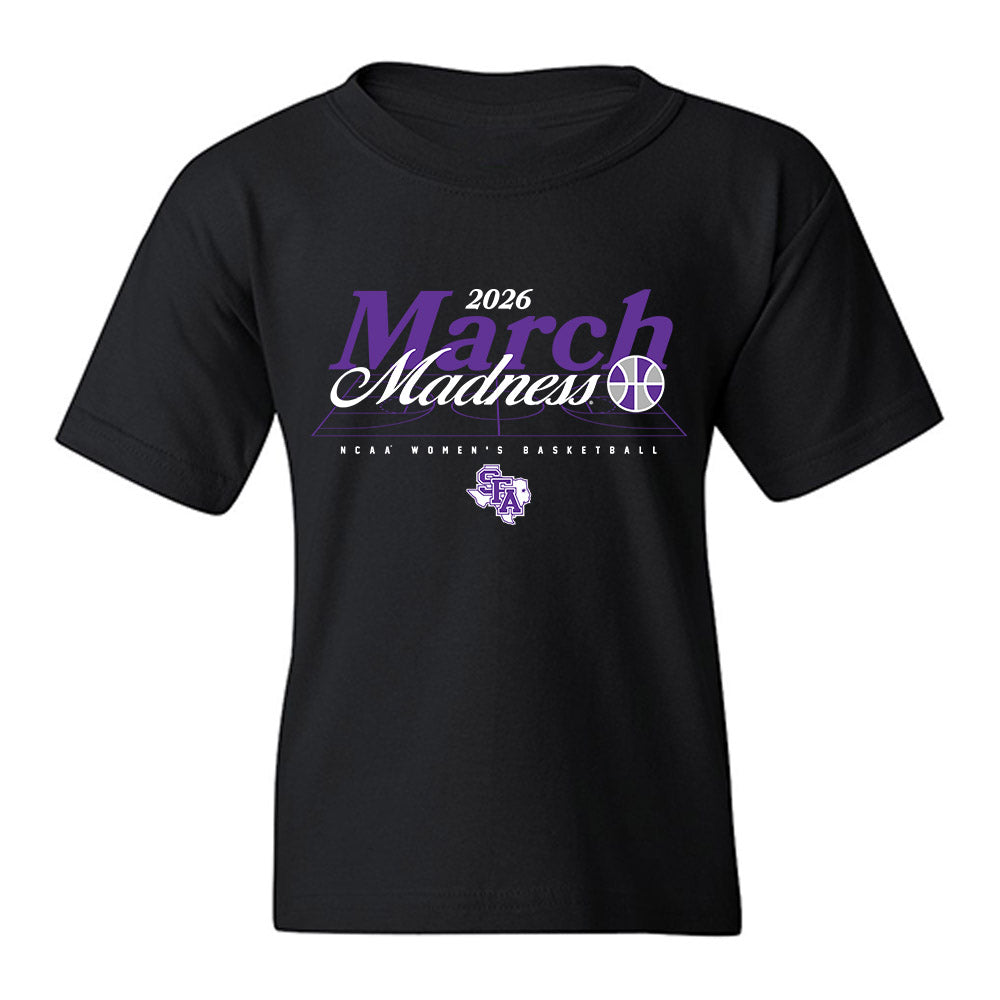 SFA - NCAA Women's Basketball : Keyera Roseby - NCAA® March Madness® 2026 Youth T-Shirt-0