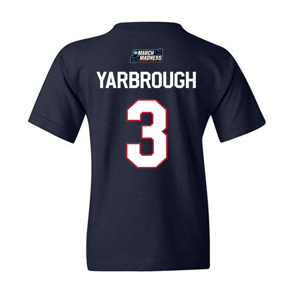 Samford - NCAA Women's Basketball : Kaylee Yarbrough - NCAA® March Madness® 2026 Youth T-Shirt-1